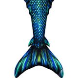 160x160 Swimmable Mermaid Tails For Kids And Adults Watercolor Waves