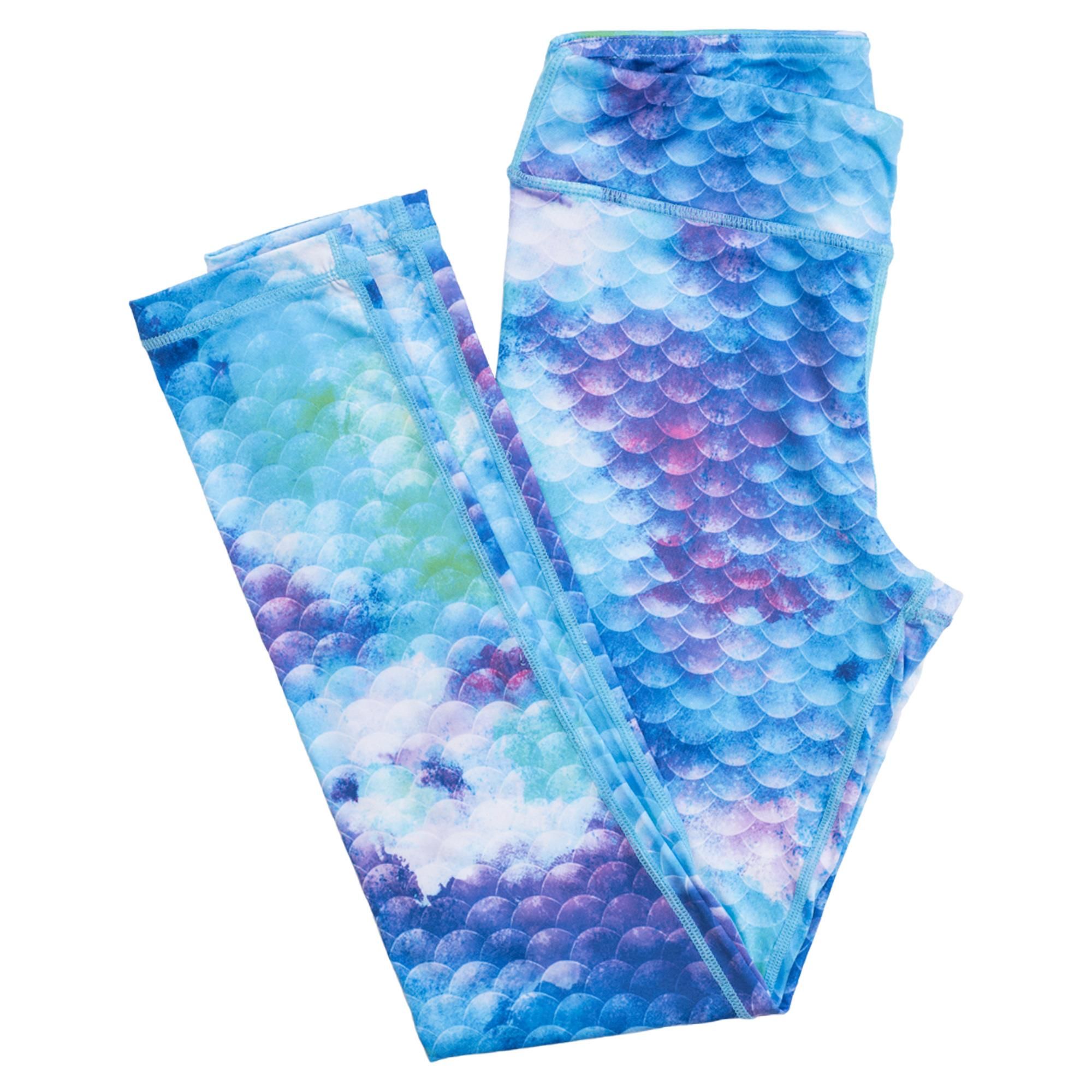 2000x2000 Watercolor Mermaid Leggings
