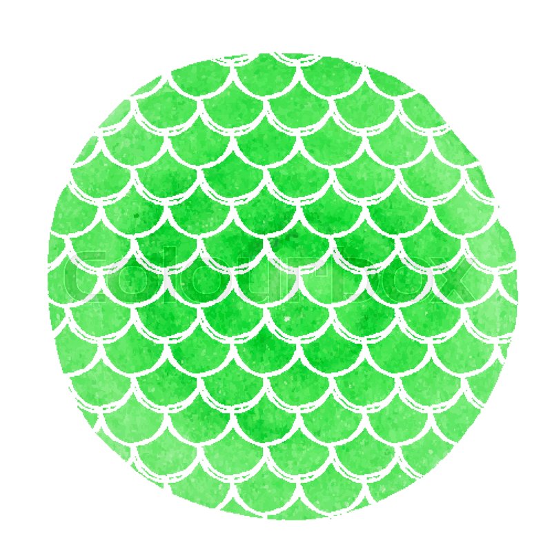 800x800 Fish Scale On Watercolor Background. Bright Colors. Mermaid Tail
