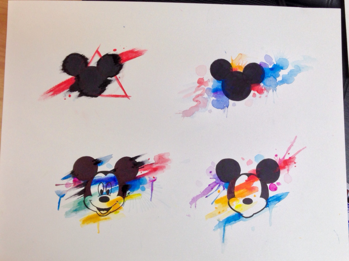 1136x848 Outstanding Mickey Mouse Watercolor