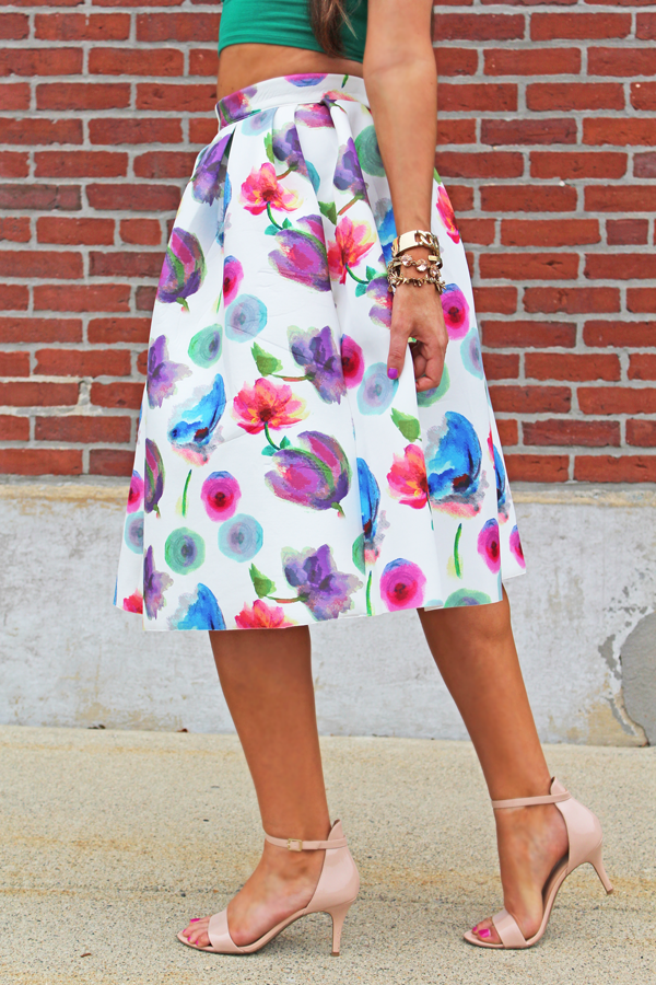 600x900 Watercolor Floral Midi