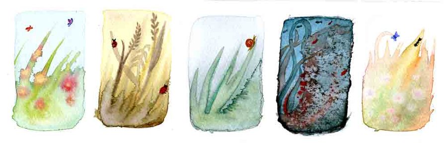 900x288 Watercolors Miniatures 1 By Dulcamara77