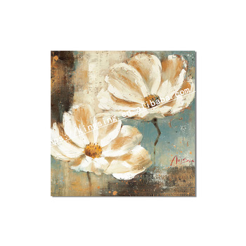 350x350 Print Watercolor Minimalist Artist Abstract Flower With Word Oil