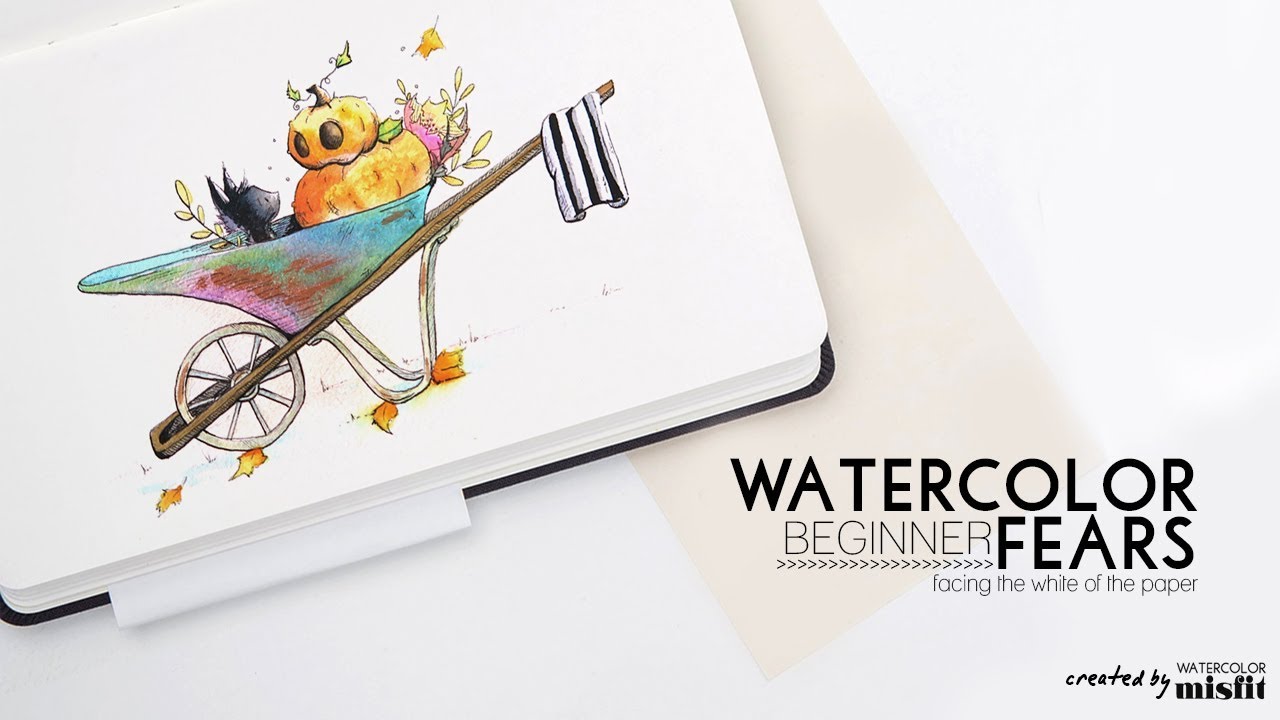 1280x720 Watercolor Fear Of Facing The Blank Page