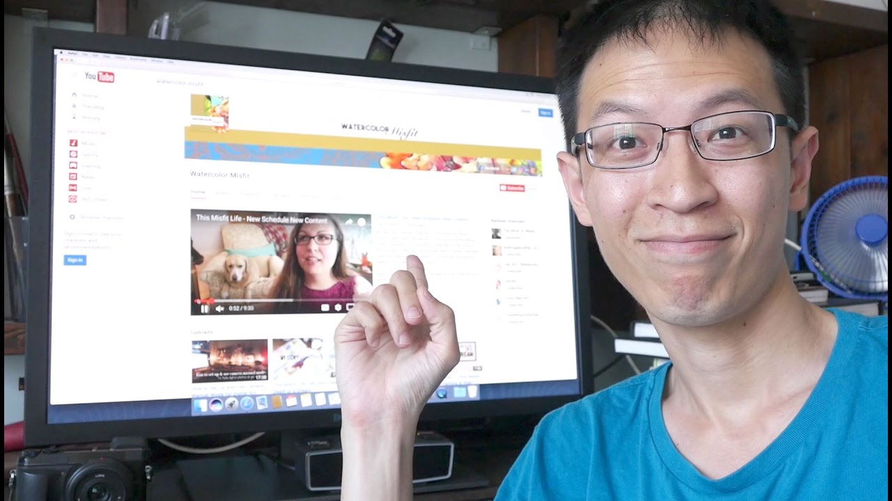 1280x720 Watercolor Misfit (Youtube Channel Feature)