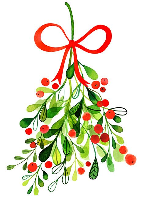465x650 Margaret Berg Art Merry Mistletoe Stuff I Just Gotta Pin