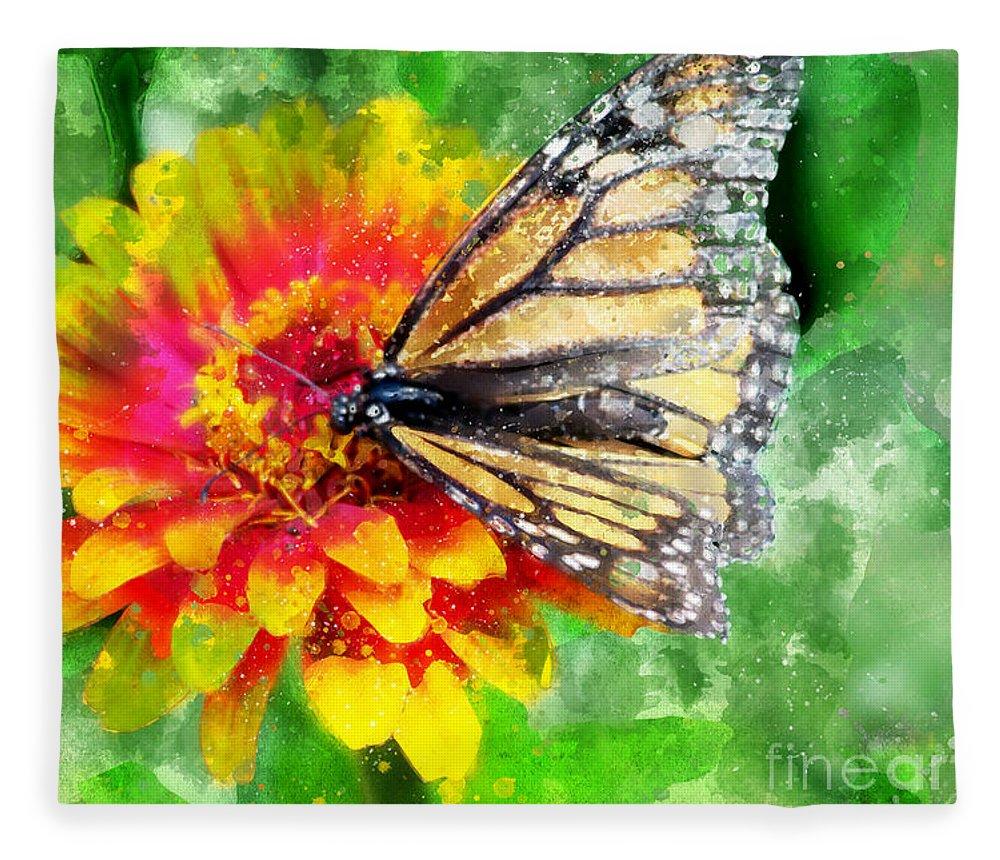 1000x860 Monarch Butterfly Watercolor