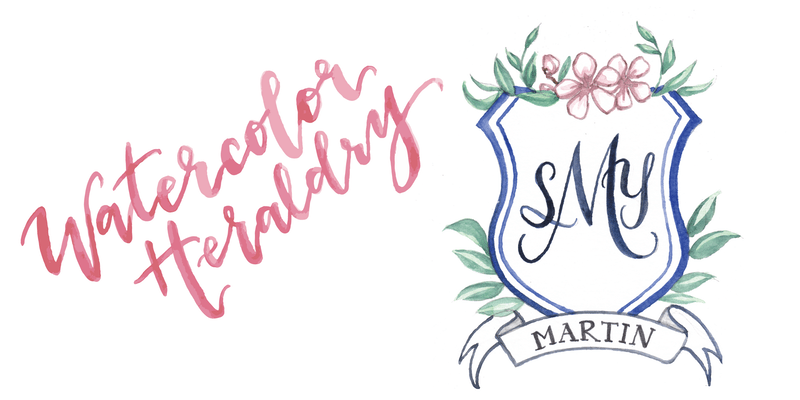 800x400 Watercolor Monogram Amp Heraldry Diy Workshop Serena Martin Designs