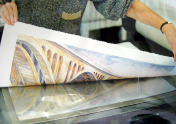 600x422 Printmaking 101 Watercolor Monotype Process Dcimprint