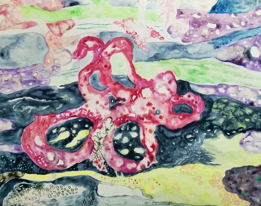 1000x791 Watercolor Monoprints Natalia Nakazawa