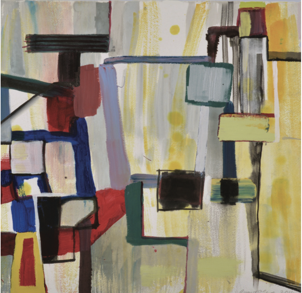 974x946 Watercolor Monotypes The Rabbit Hole Of Stencils