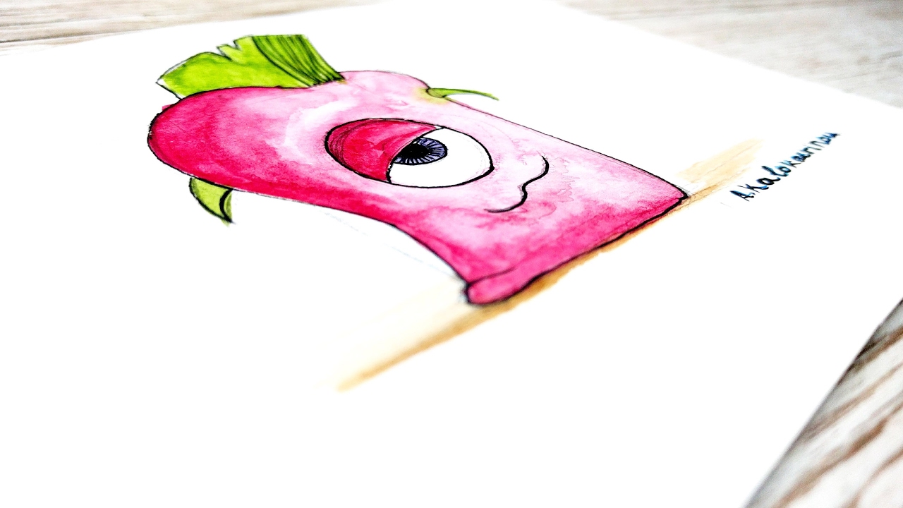 1280x720 Drawing A Cute Monster Watercolor