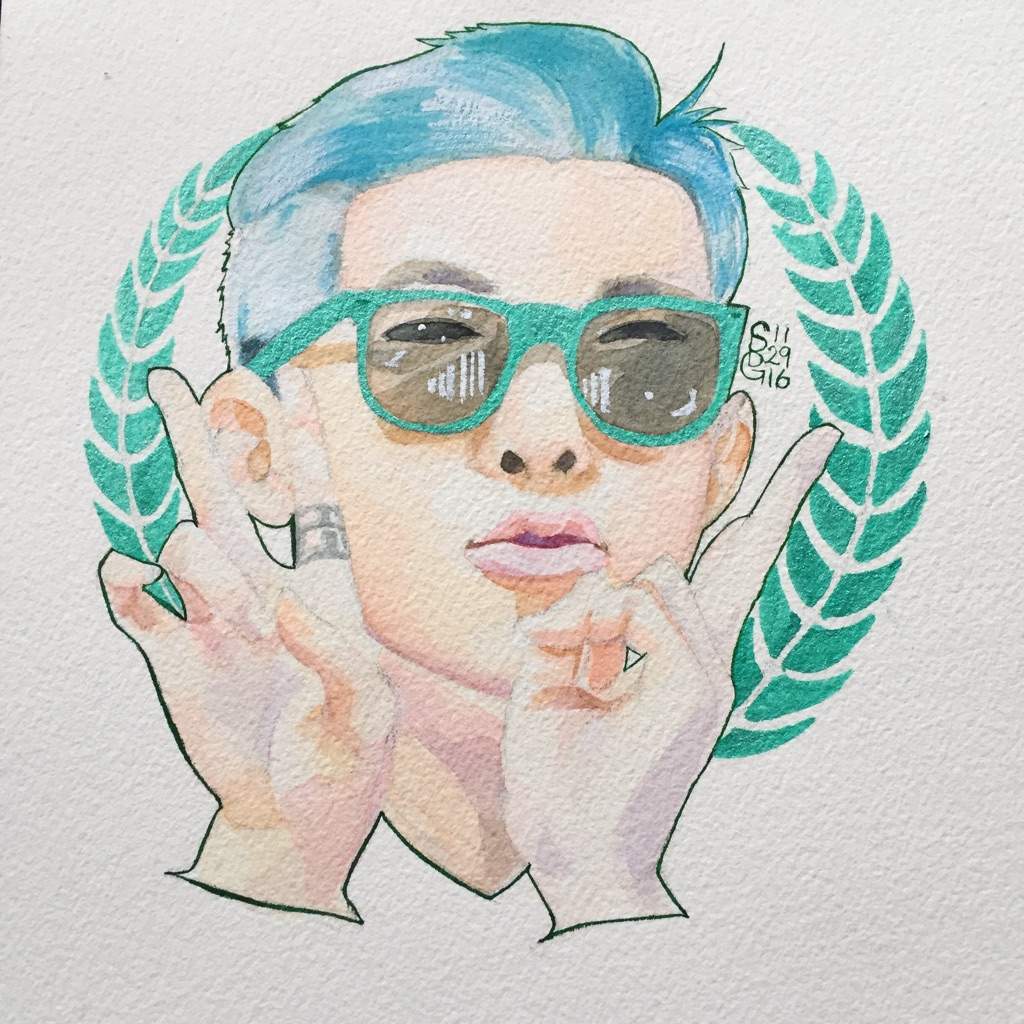 1024x1024 Bts Rap Monster Art Amino