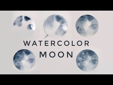480x360 How To Paint A Watercolor Moon Step By Step