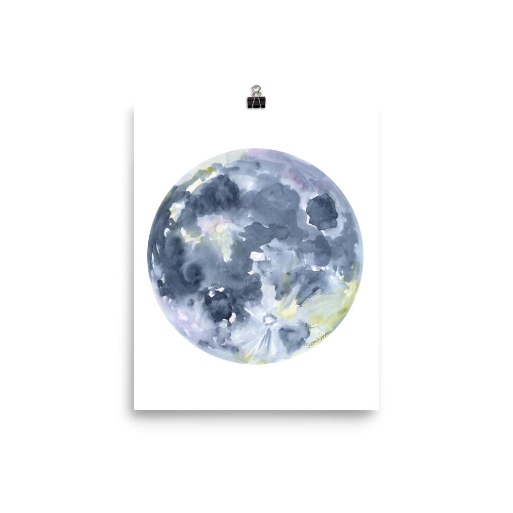 1000x1000 Full Moon Watercolor Susan Windsor