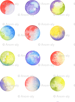 295x400 Watercolor Moon Phases Wallpaper