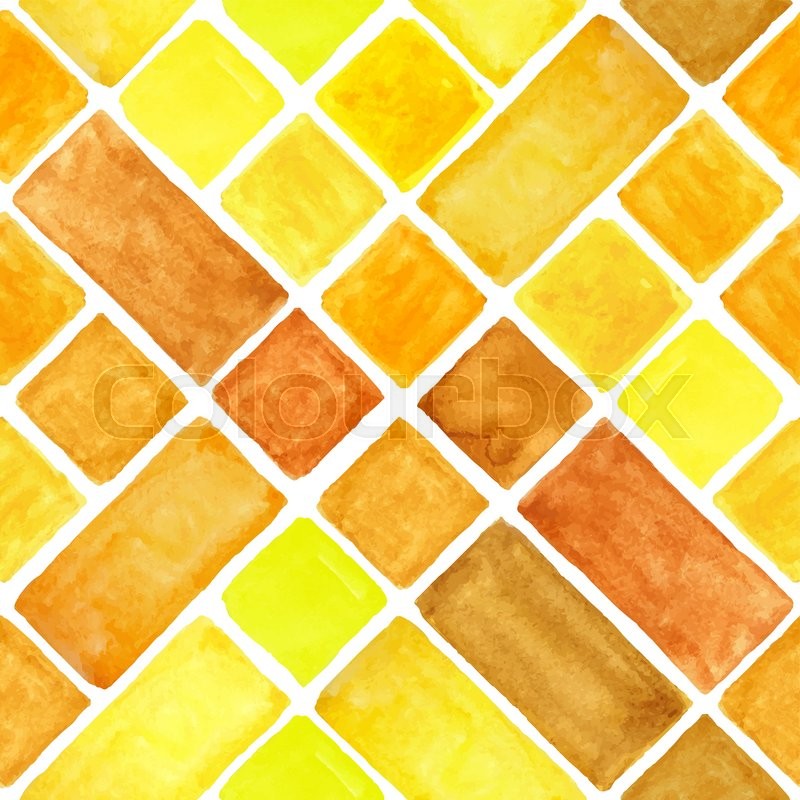 800x800 Watercolor Geometric Abstract Seamless Pattern Background