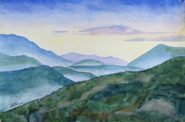 640x423 Joanne Chittick Studio Landscape Watercolor