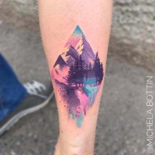 305x305 Image Result For Watercolor Mountain Tattoo