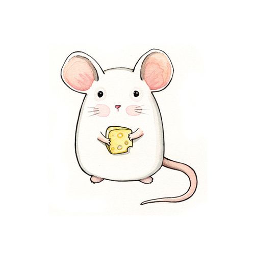 500x501 Mouse Watercolor Ivairus Mice, Watercolor And Drawings