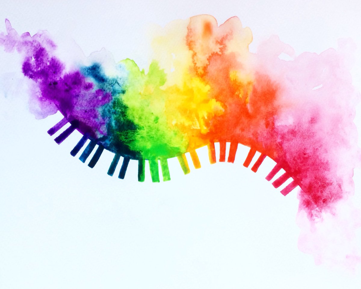 1200x960 Roxie Key Designs On Twitter A Music Themed Abstract Painting