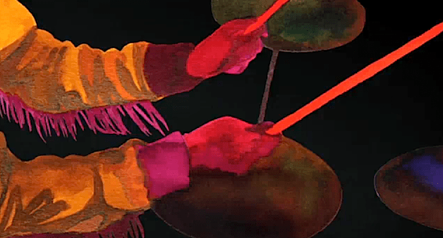 628x338 Watercolor Music Video Make