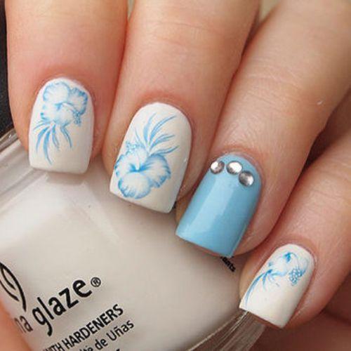 500x500 Beautiful Watercolor Nail Art Designs Happy Shappy