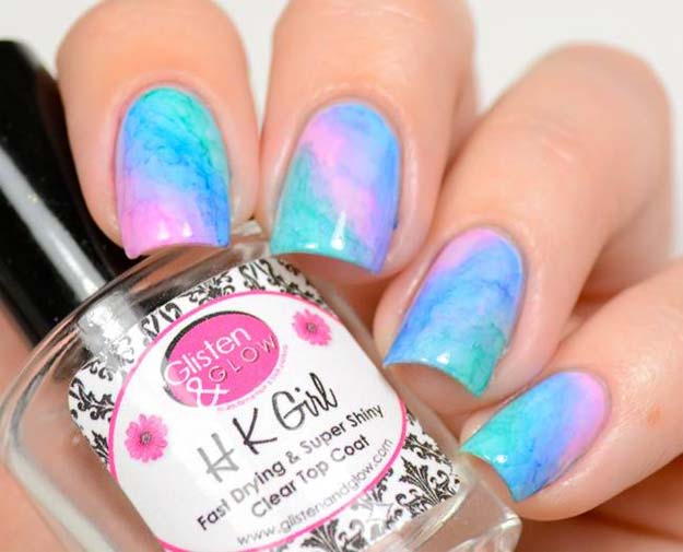 625x505 Nail Art Designs For Teens Diy Watercolor Nail Art Using Permanent