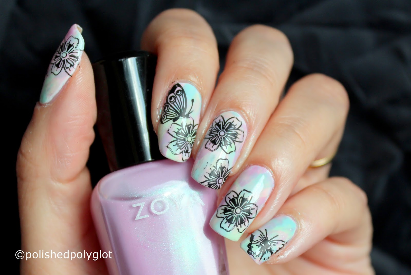 1600x1070 Nail Art Pastel Watercolour Nail Design Using Beutybigbang