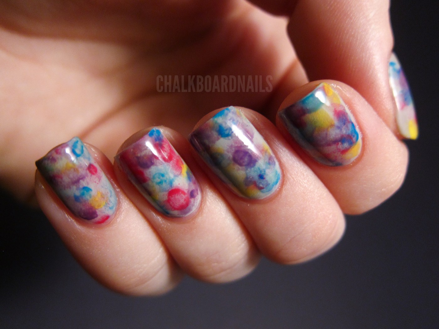 1400x1050 Watercolor Nails Chalkboard Nail Art Blog Two Tone Designs