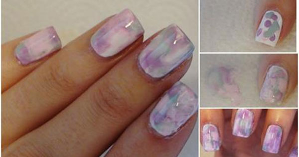 600x315 This Diy Watercolor Marble Nails (Without Water) Is A Must Try