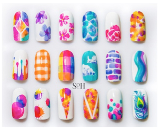 329x266 Watercolor Your Nails With Soh Art + Beauty