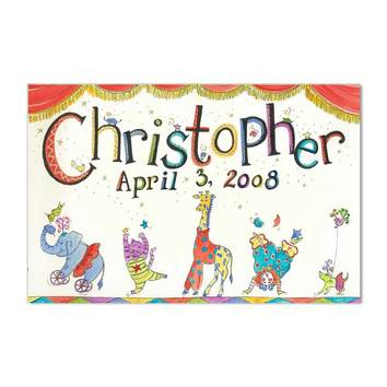 354x354 Catherine Lay Watercolor Name Painting Circus