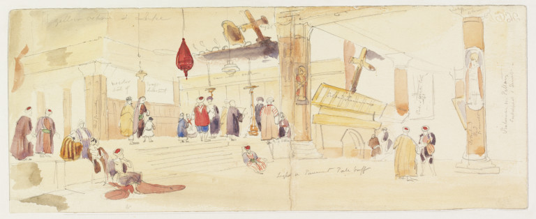 768x314 Chancel Of The Church Of The Nativity, Bethlehem. Roberts, David