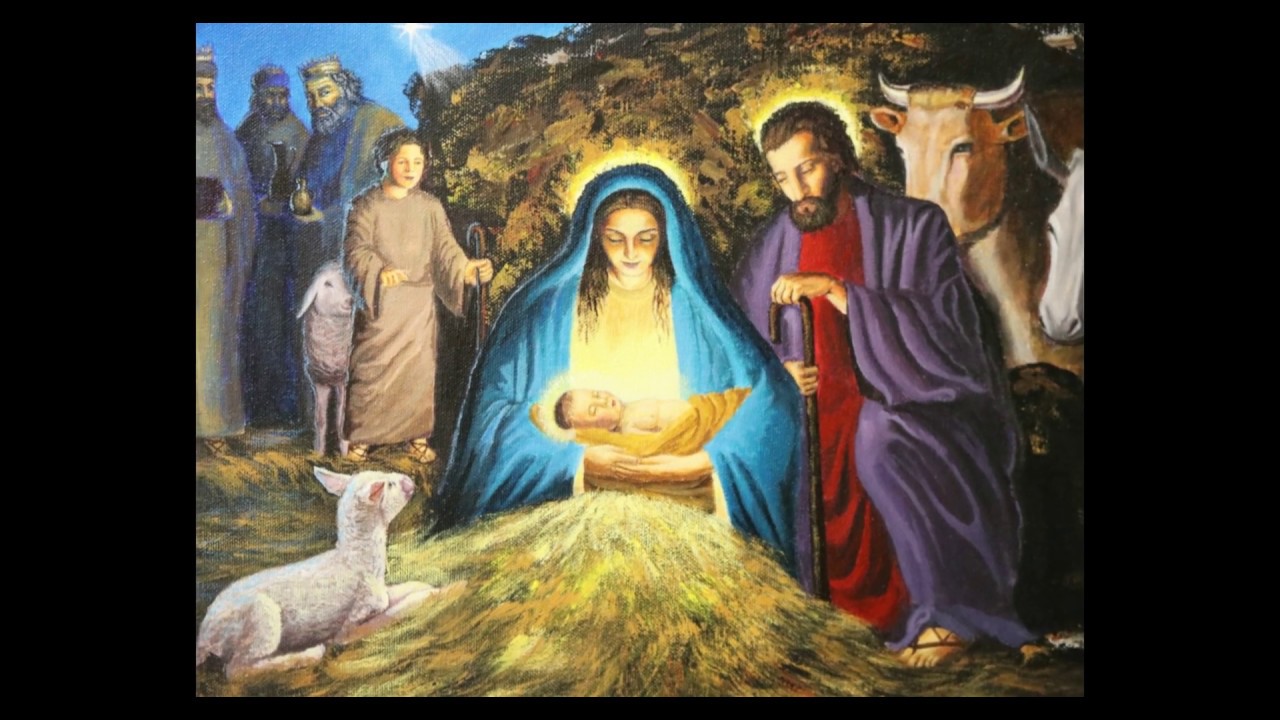 1280x720 Painting Of The Nativity Scene! Must Watch!!