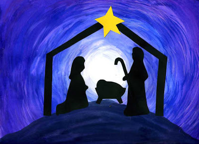 400x291 That Artist Woman How To Make A Nativity Silhouette