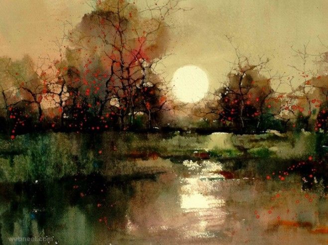 659x493 Gallery Beautiful Watercolor Paintings Of Nature,