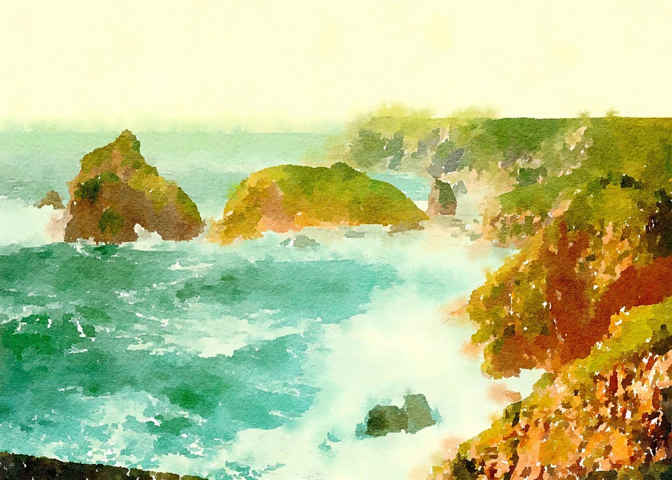 960x685 Free Photo Painting Watercolour Scene View Watercolor