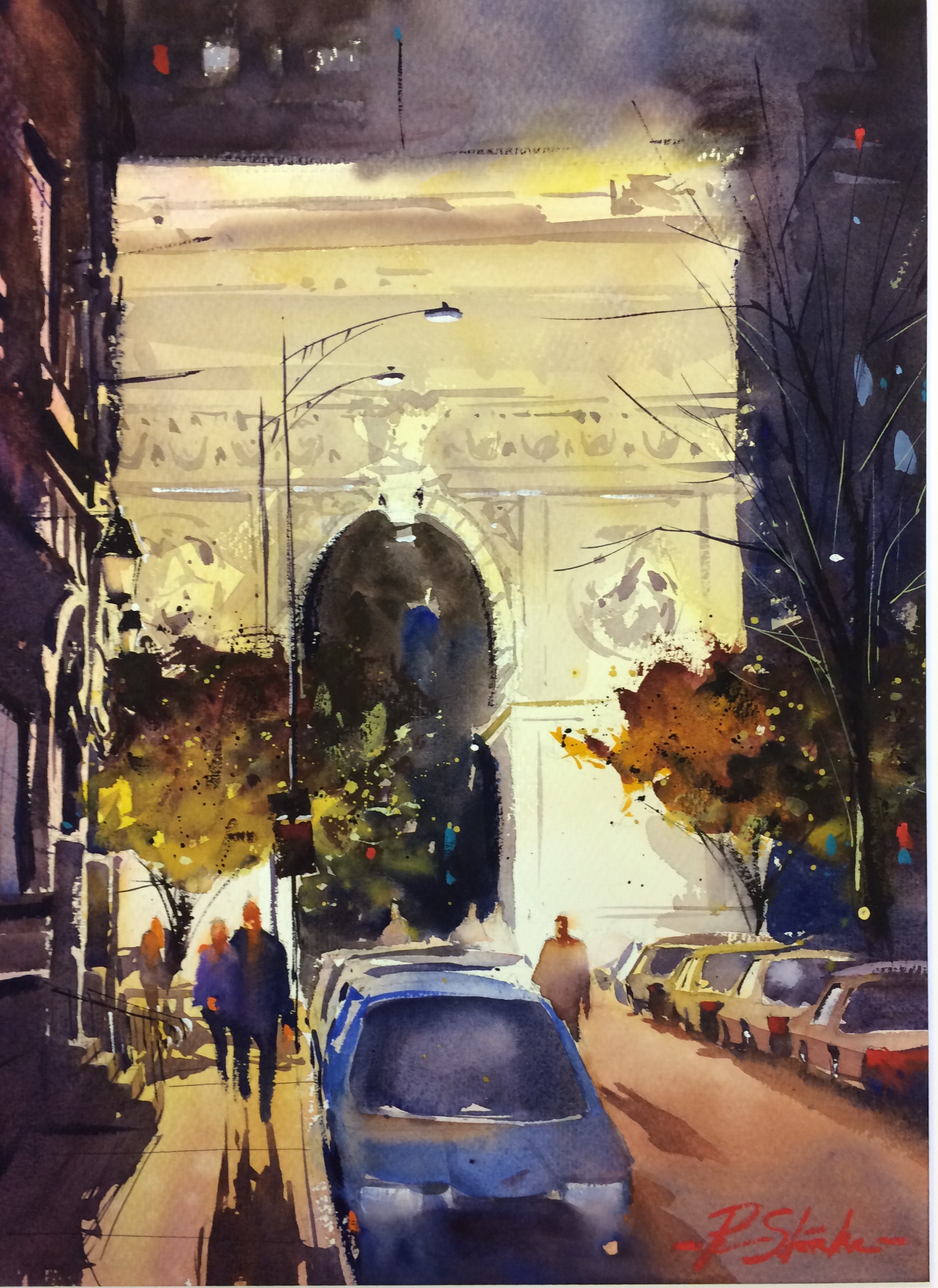 2259x3103 Painting Night Scenes In Watercolor Ron Stocke Watercolors