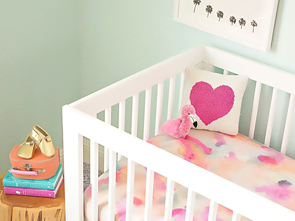 1024x768 Watercolor Dreams Crib Sheet Project Nursery