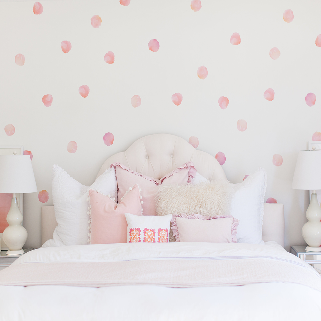 1080x1080 Watercolor Polka Dots Wall Decals Project Nursery