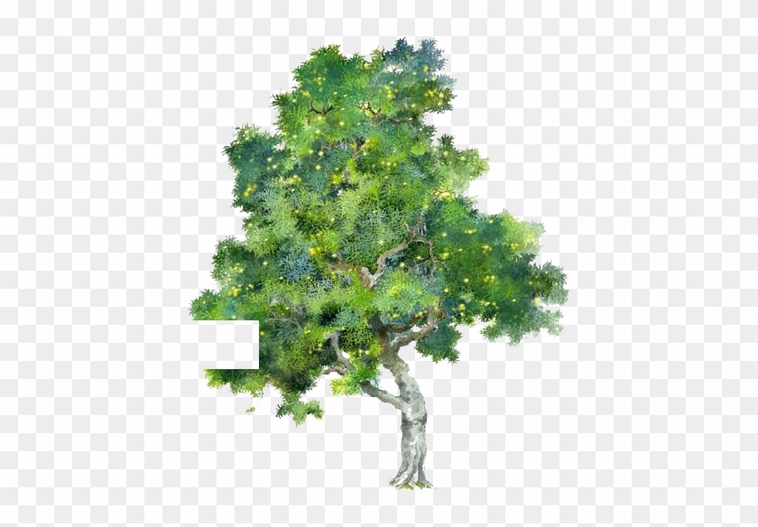 840x584 Tree Watercolor Painting