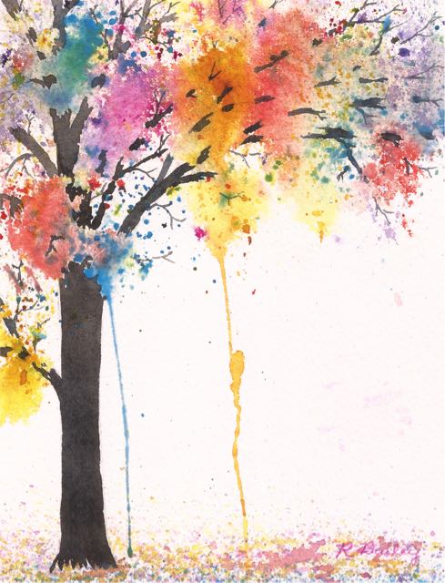 489x640 Trees Ruth Bailey, Artist