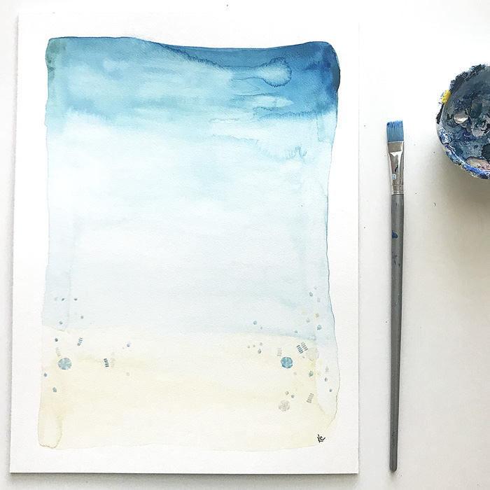 700x700 Charlotte Ocean Watercolor