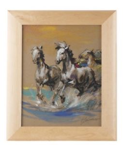 254x300 Wei Tai (Chineseamerican) Horses Painting Ink And Watercolor On