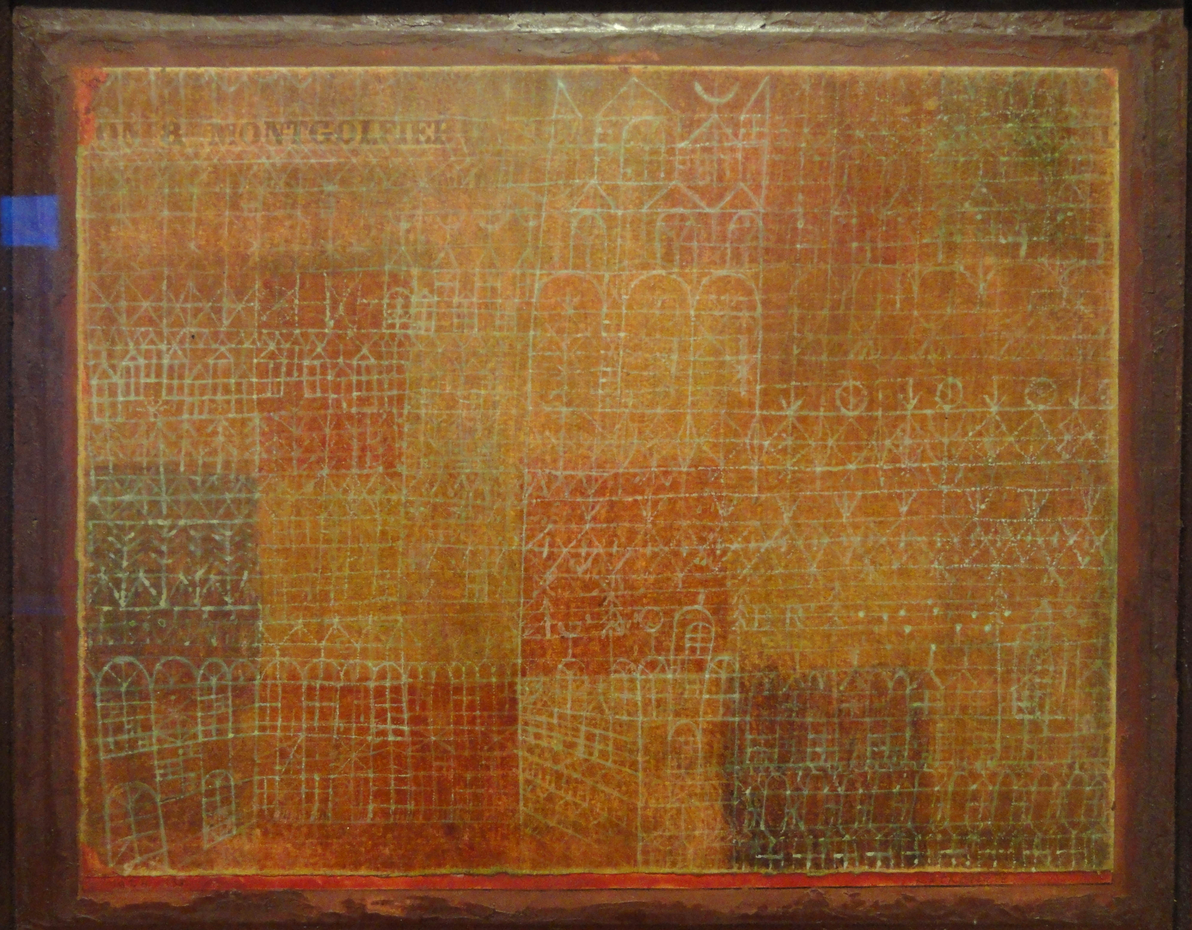 3990x3113 Filecathedral, Paul Klee, 1924, Watercolor And Oil Washes On