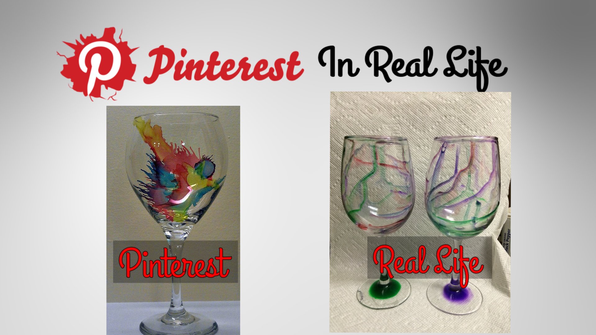 1920x1080 Diy Watercolor Wine Glasses