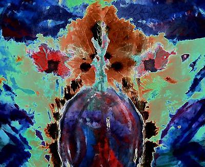 400x326 Invert Of A Rorschachtstyle Thick Acrylic Paint On Folded