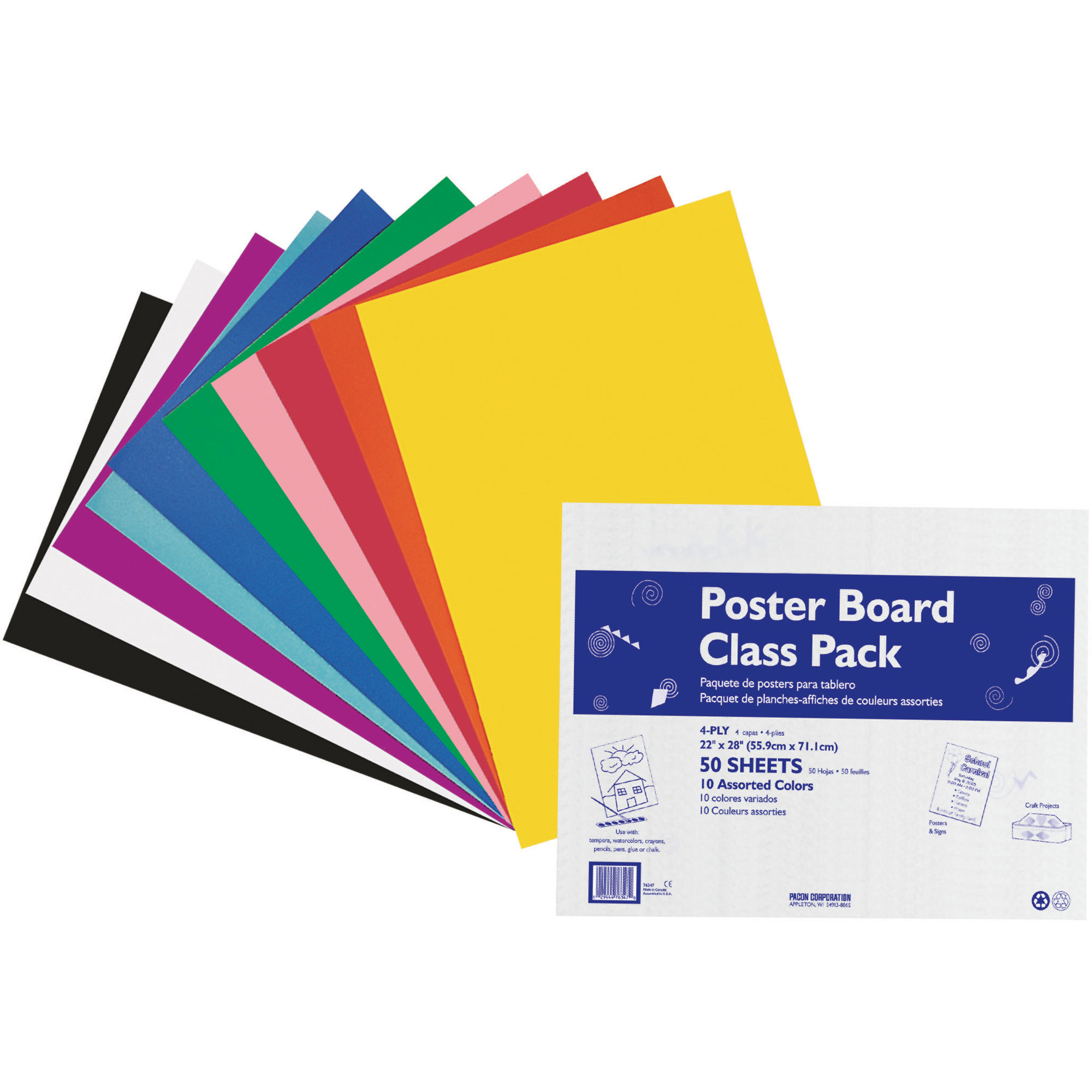 2000x2000 Pacon Poster Board Class Pack