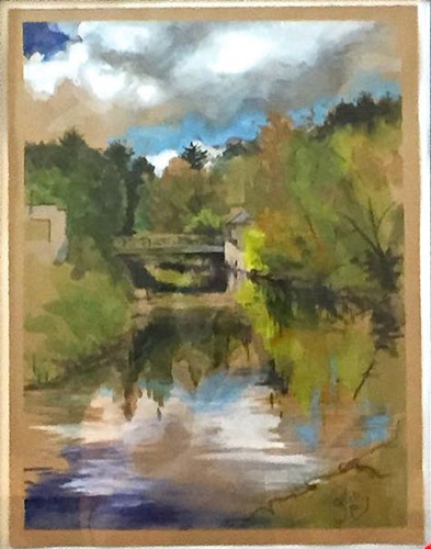 393x500 Watercolor On Toned Paper